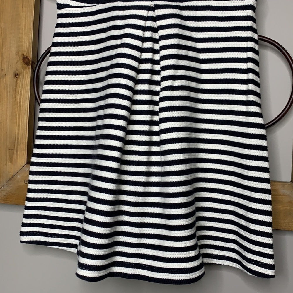 Madewell striped afternoon fit and flare dress - Picture 5 of 11